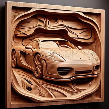 3D model Porsche Carrera GT (STL)